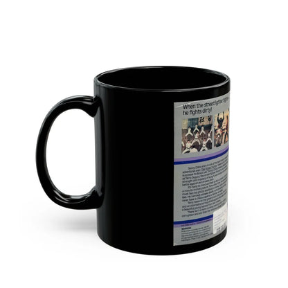 THE STREET FIGHTER (VHS COVER) - Black Coffee Mug-Go Mug Yourself