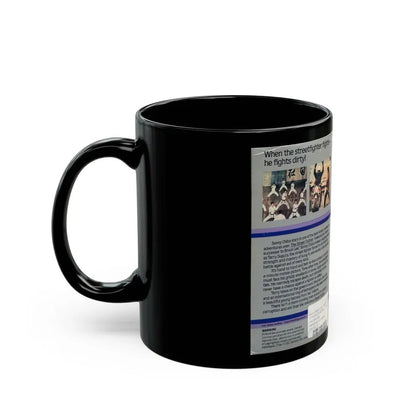 THE STREET FIGHTER (VHS COVER) - Black Coffee Mug - Go Mug Yourself