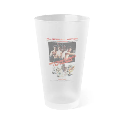 THE STREETFIGHTERS LAST REVENGE 1974 Movie Poster - Frosted Pint Glass 16oz-16oz-Frosted-Go Mug Yourself