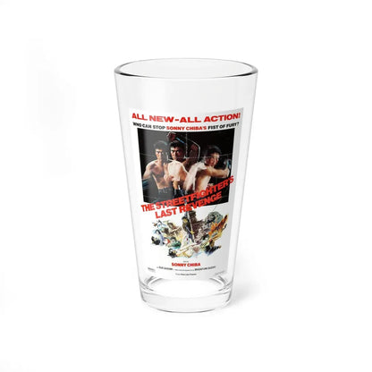 THE STREETFIGHTERS LAST REVENGE 1974 Movie Poster - Pint Glass 16oz 16oz - Go Mug Yourself