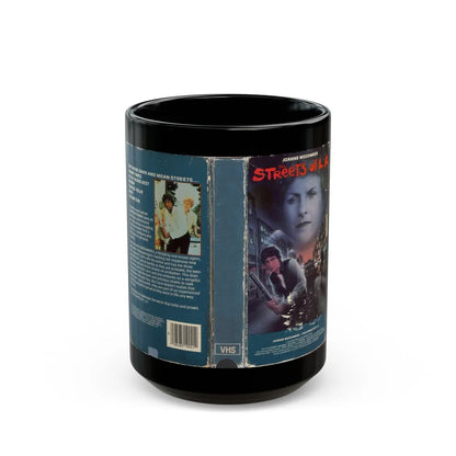 THE STREETS OF LA (VHS COVER) - Black Coffee Mug-15oz-Go Mug Yourself