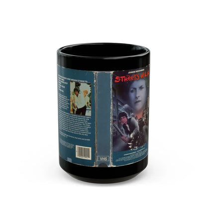 THE STREETS OF LA (VHS COVER) - Black Coffee Mug 15oz - Go Mug Yourself
