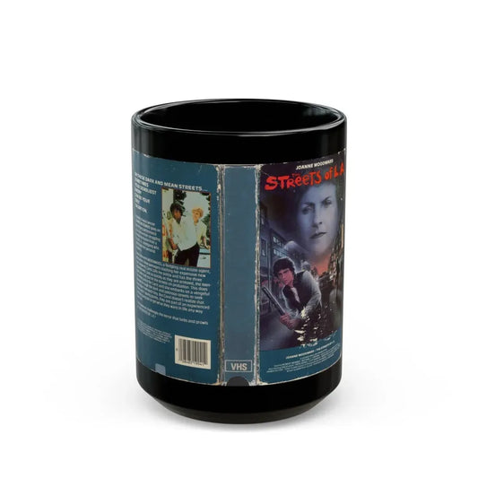 THE STREETS OF LA (VHS COVER) - Black Coffee Mug 15oz - Go Mug Yourself