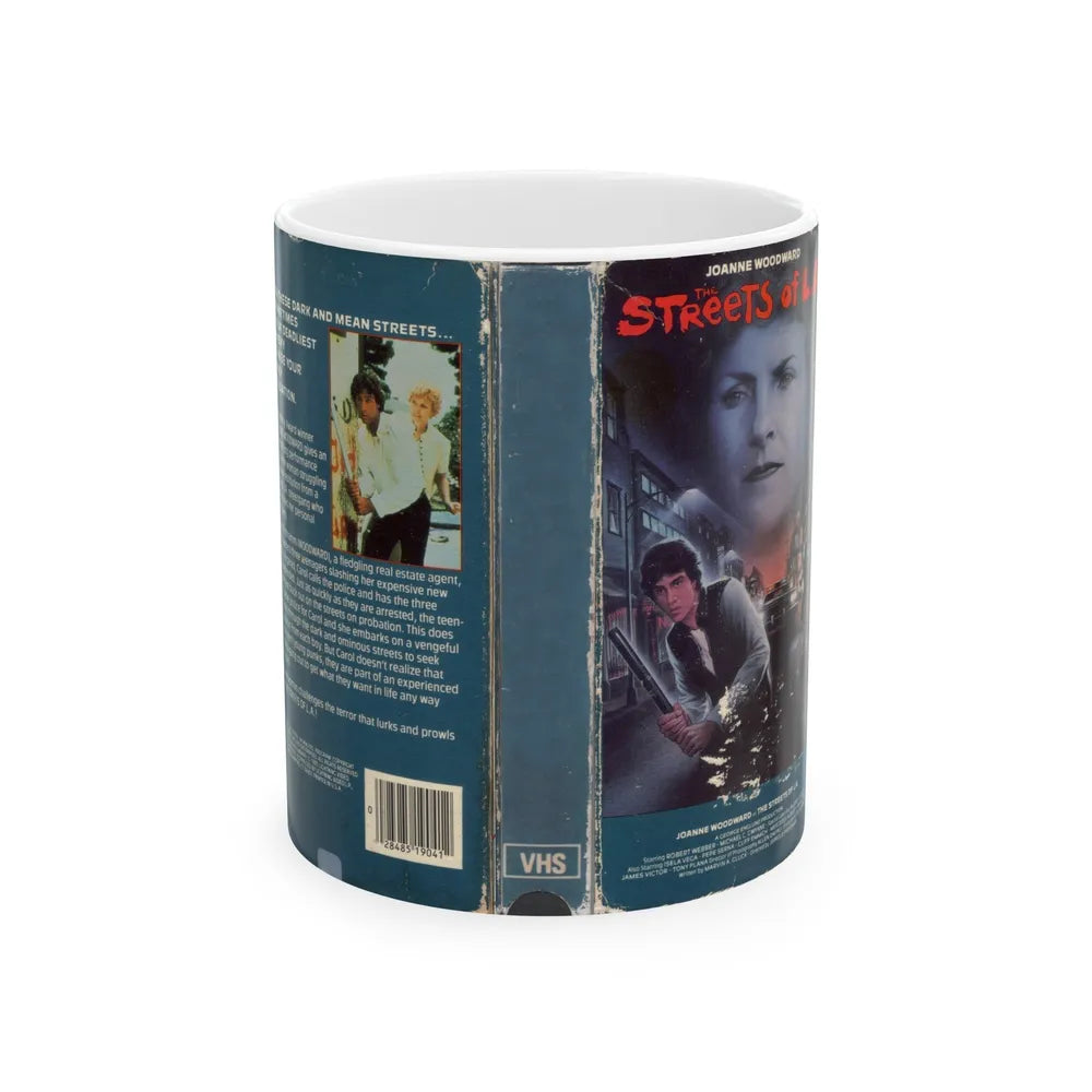 THE STREETS OF LA (VHS COVER) - White Coffee Mug-11oz-Go Mug Yourself