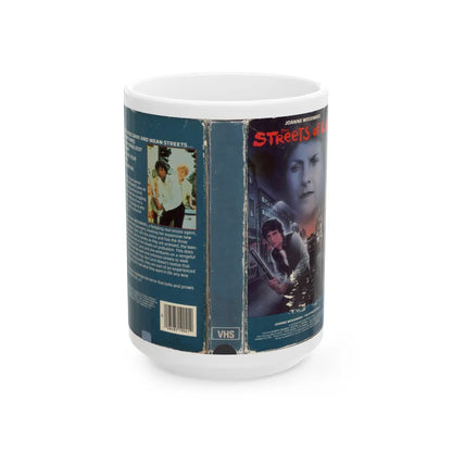 THE STREETS OF LA (VHS COVER) - White Coffee Mug-15oz-Go Mug Yourself