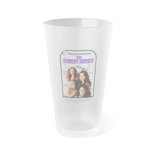 THE STUDENT NURSES 1970 Movie Poster - Frosted Pint Glass 16oz 16oz Frosted - Go Mug Yourself