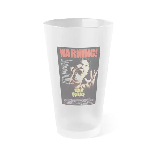 THE STUFF 1985 Movie Poster - Frosted Pint Glass 16oz Default Title - Go Mug Yourself