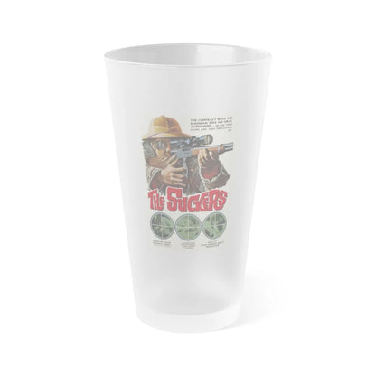 THE SUCKERS 1972 Movie Poster - Frosted Pint Glass 16oz-16oz-Frosted-Go Mug Yourself