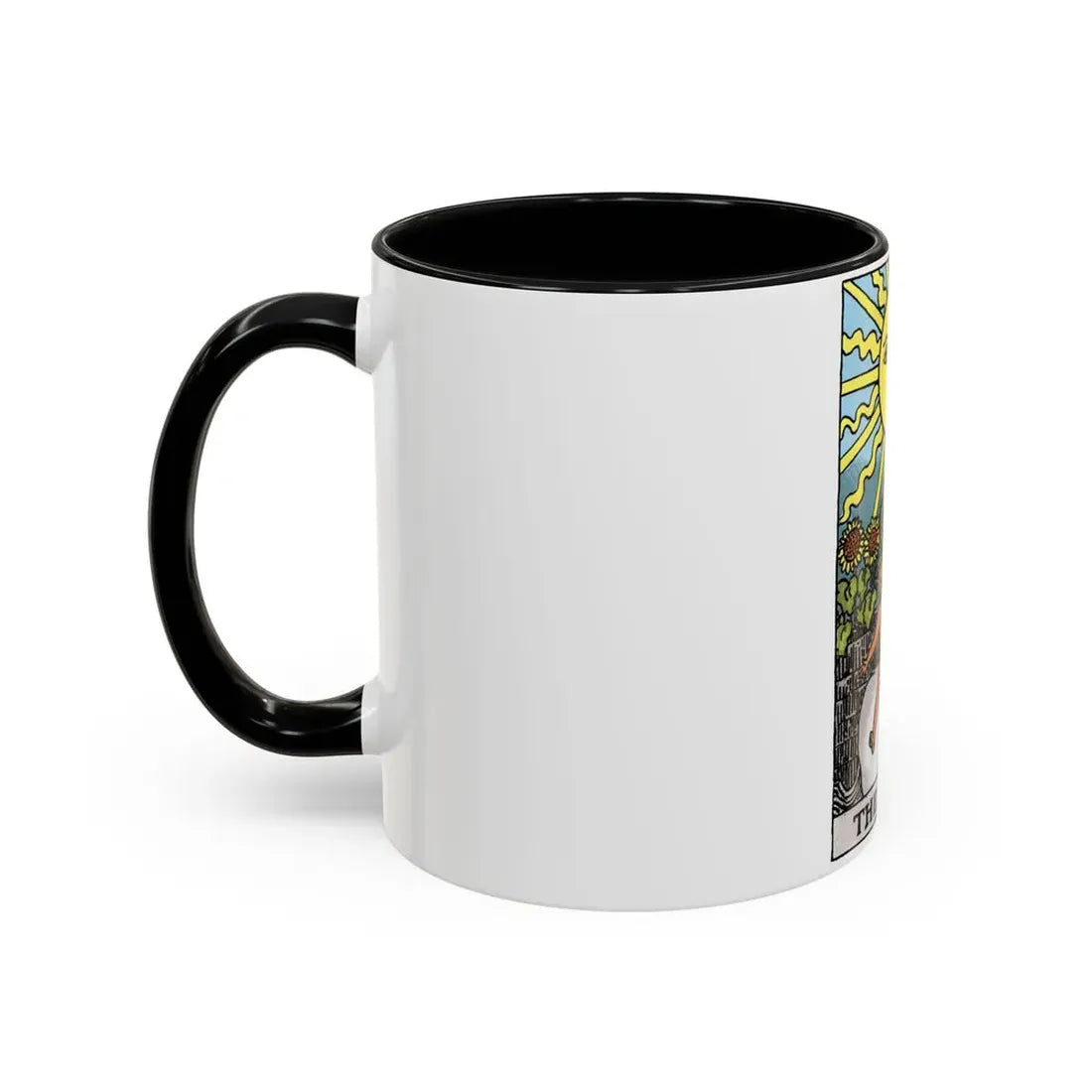 The Sun (Tarot Card) Accent Coffee Mug - Go Mug Yourself