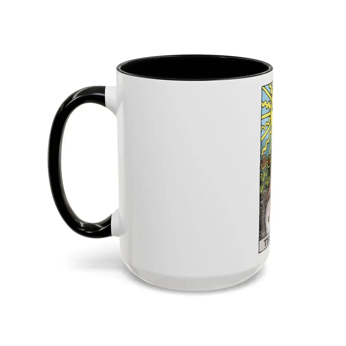 The Sun (Tarot Card) Accent Coffee Mug - Go Mug Yourself