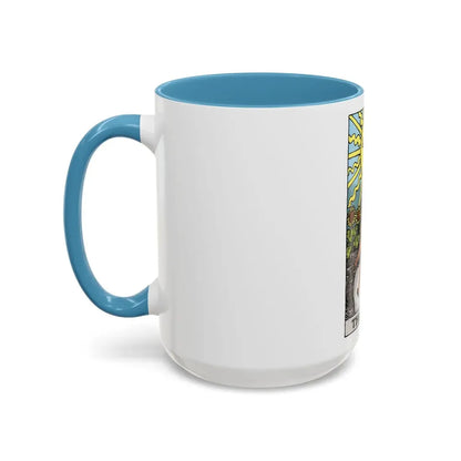 The Sun (Tarot Card) Accent Coffee Mug - Go Mug Yourself