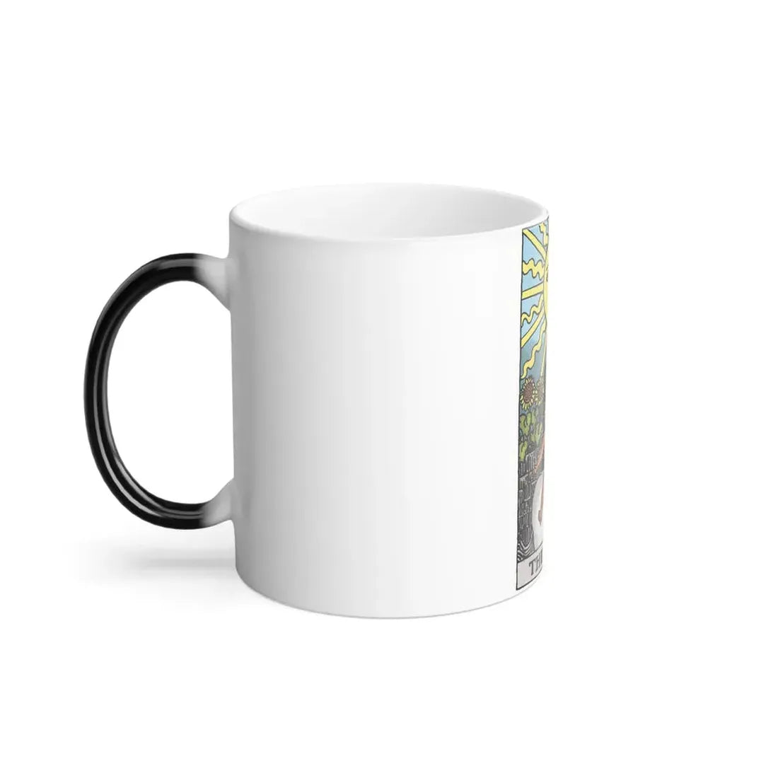 The Sun (Tarot Card) Color Changing Mug 11oz - Go Mug Yourself