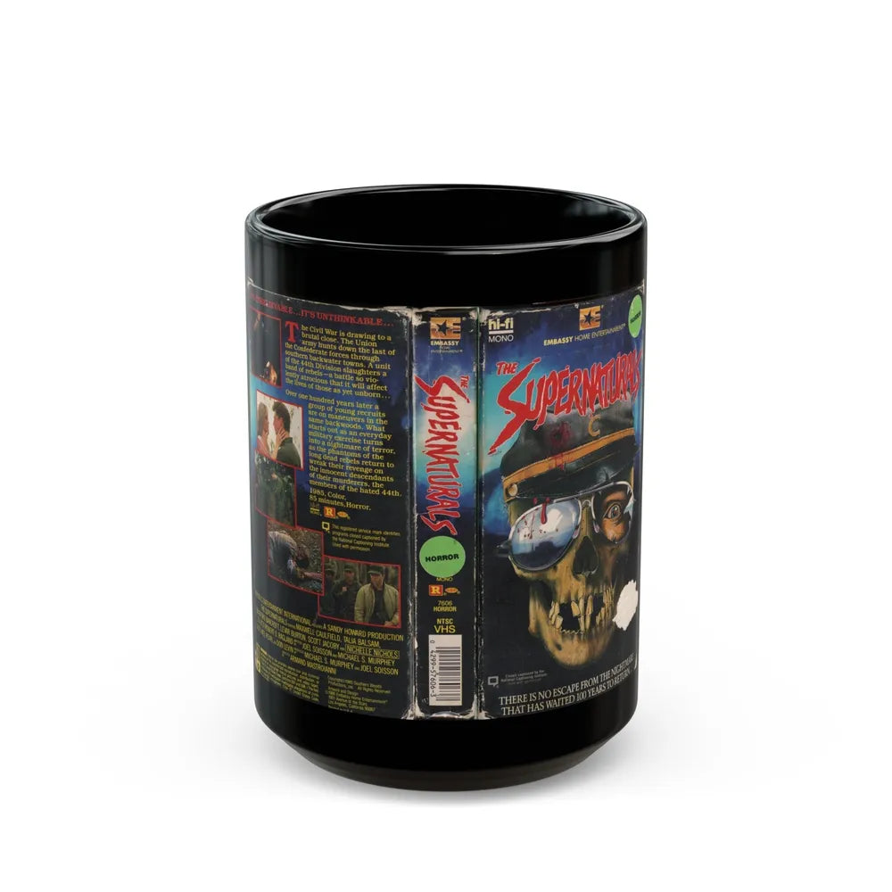 THE SUPERNATURALS (VHS COVER) - Black Coffee Mug-15oz-Go Mug Yourself