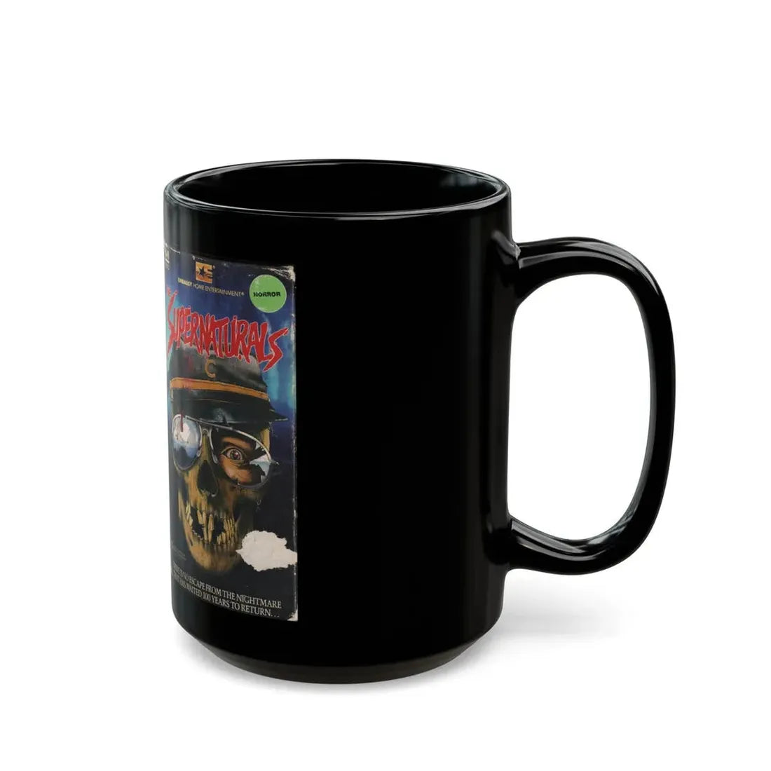 THE SUPERNATURALS (VHS COVER) - Black Coffee Mug - Go Mug Yourself
