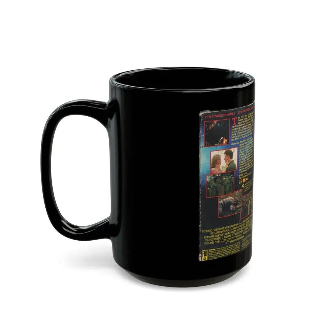 THE SUPERNATURALS (VHS COVER) - Black Coffee Mug - Go Mug Yourself