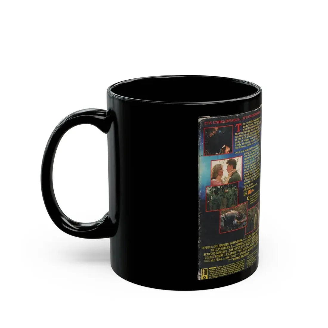 THE SUPERNATURALS (VHS COVER) - Black Coffee Mug - Go Mug Yourself