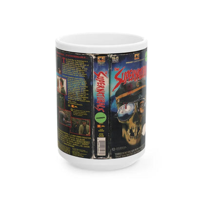 THE SUPERNATURALS (VHS COVER) - White Coffee Mug-15oz-Go Mug Yourself