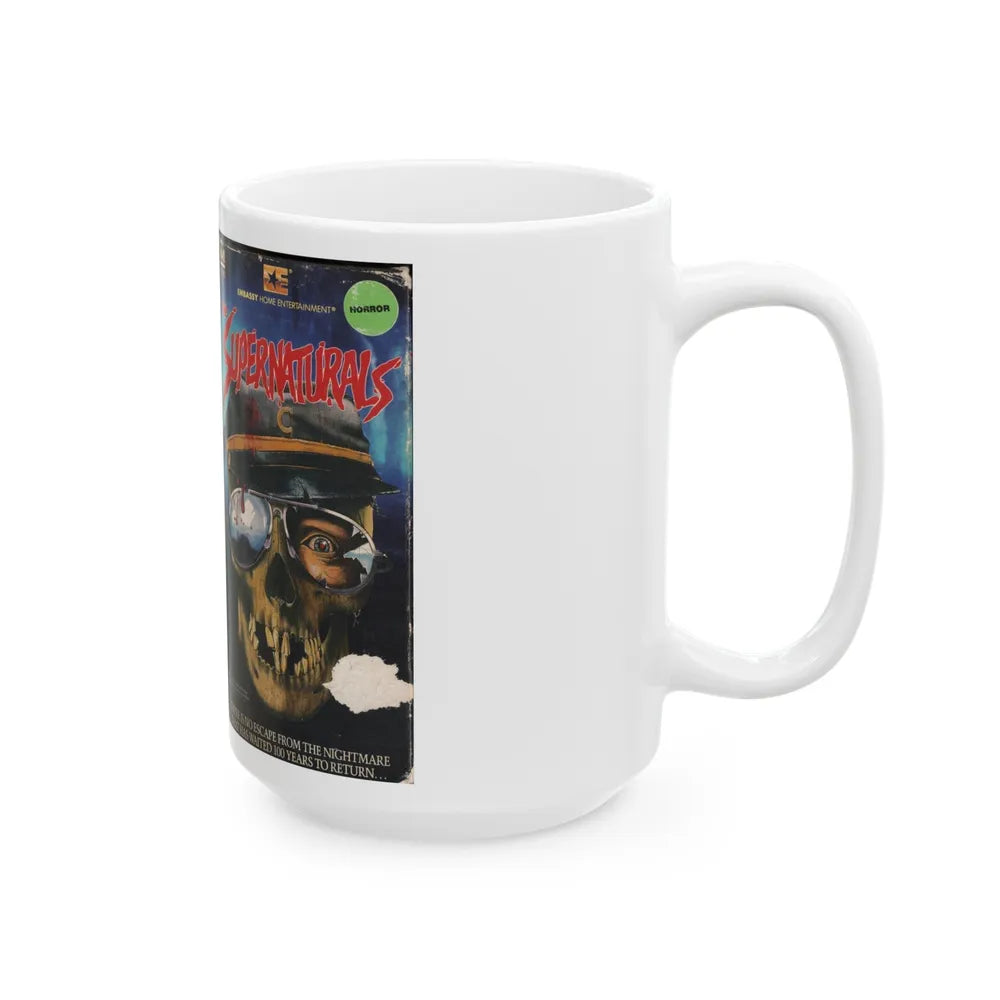 THE SUPERNATURALS (VHS COVER) - White Coffee Mug-Go Mug Yourself