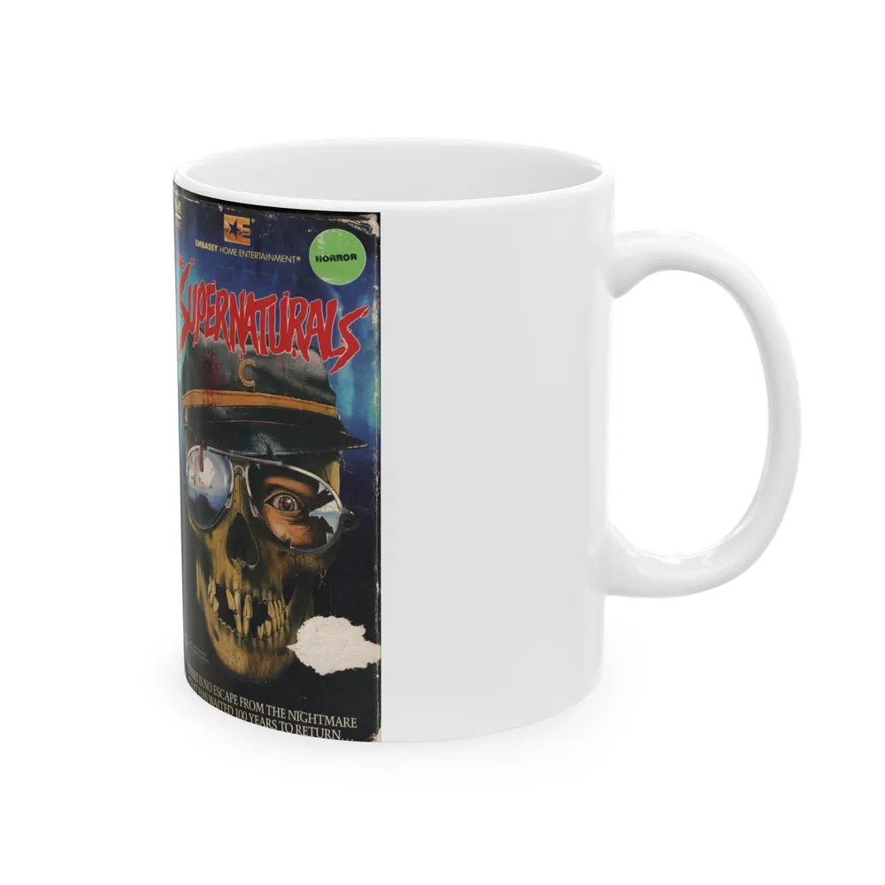 THE SUPERNATURALS (VHS COVER) - White Coffee Mug-Go Mug Yourself