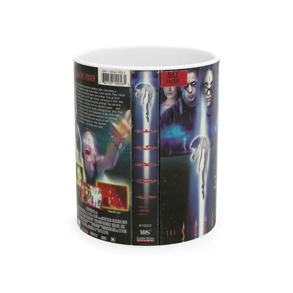 THE SURGE (VHS COVER) - White Coffee Mug-11oz-Go Mug Yourself