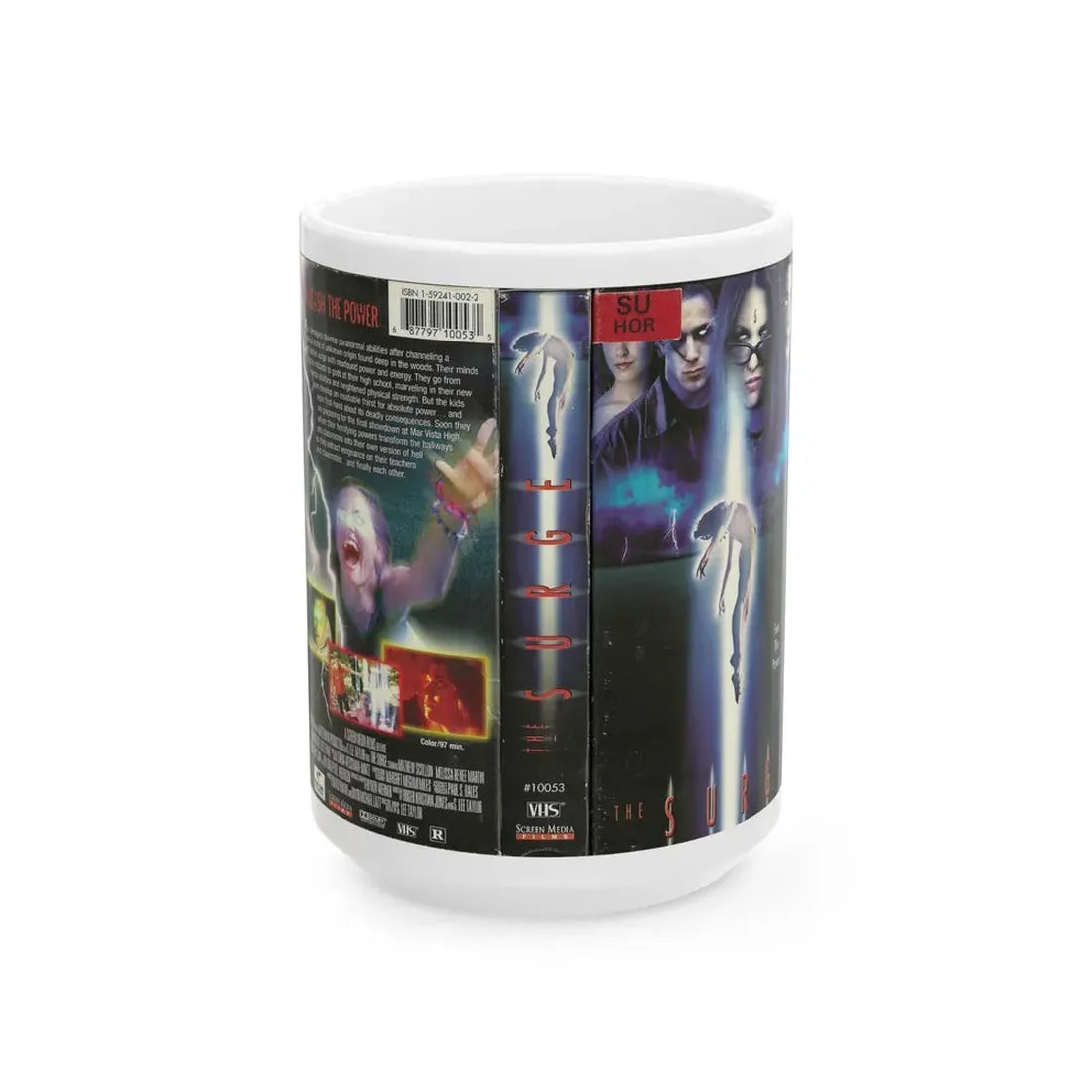 THE SURGE (VHS COVER) - White Coffee Mug 15oz - Go Mug Yourself