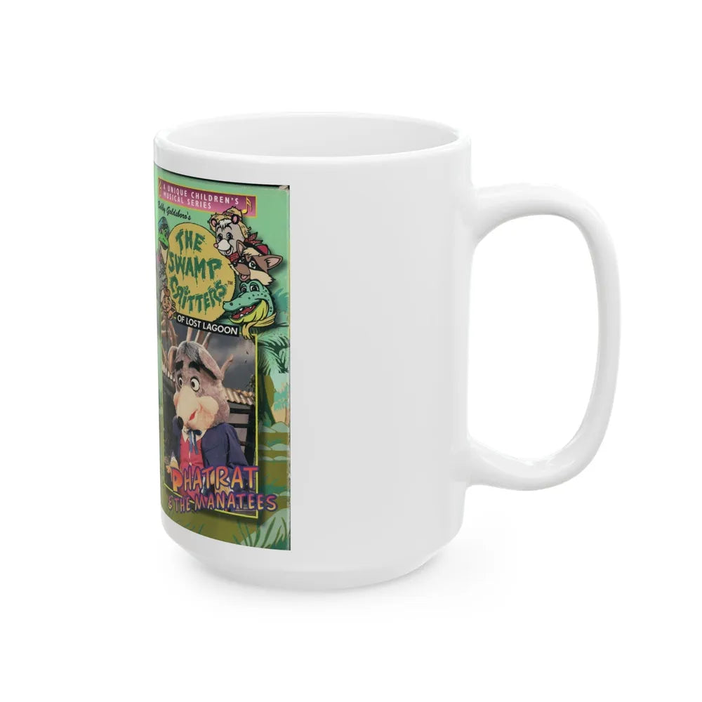 THE SWAMP CRITTERS OF LOST LAGOON PHATRAT AND THE MANATEES (VHS COVER) - White Coffee Mug-Go Mug Yourself