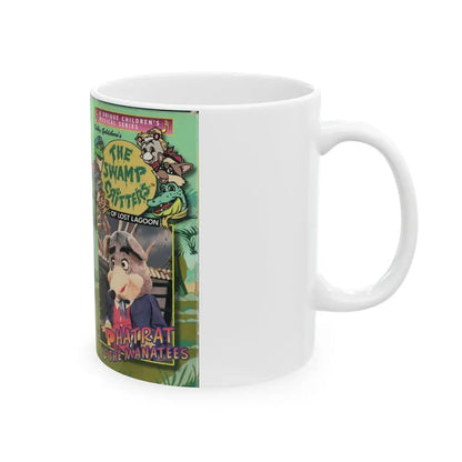 THE SWAMP CRITTERS OF LOST LAGOON PHATRAT AND THE MANATEES (VHS COVER) - White Coffee Mug - Go Mug Yourself