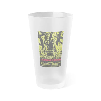 THE SWAMP OF THE RAVENS 1974 Movie Poster - Frosted Pint Glass 16oz Default Title - Go Mug Yourself