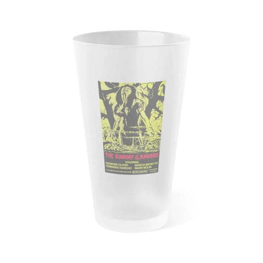 THE SWAMP OF THE RAVENS 1974 Movie Poster - Frosted Pint Glass 16oz Default Title - Go Mug Yourself