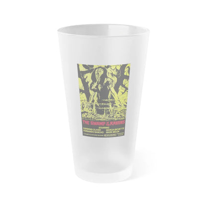 THE SWAMP OF THE RAVENS 1974 Movie Poster - Frosted Pint Glass 16oz-Go Mug Yourself