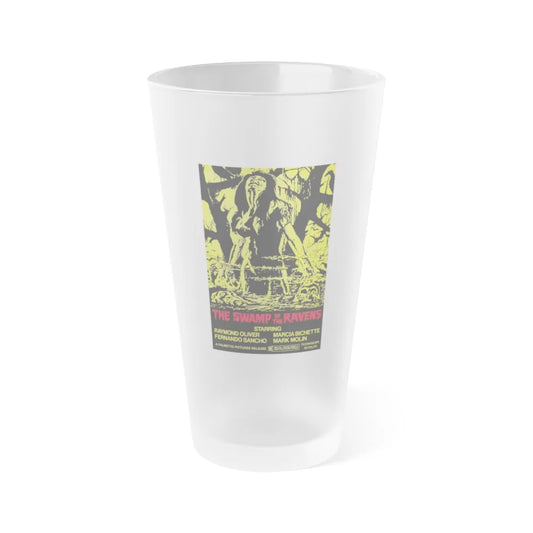 THE SWAMP OF THE RAVENS 1974 Movie Poster - Frosted Pint Glass 16oz-Go Mug Yourself