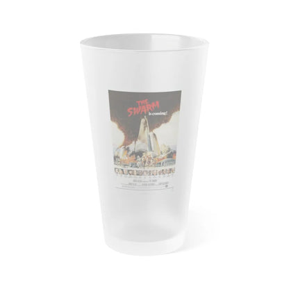 THE SWARM 1978 Movie Poster - Frosted Pint Glass 16oz-16oz-Frosted-Go Mug Yourself