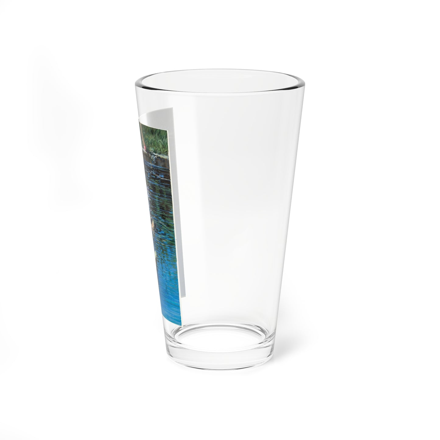 The Swimming Pool, Dell Cover Illustration, 1962 (Attributed) - Pint Glass 16oz-Go Mug Yourself