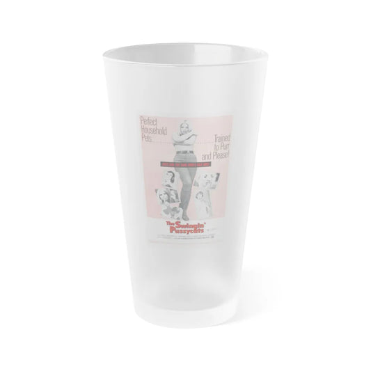 THE SWINGIN' PUSSYCATS 1969 Movie Poster - Frosted Pint Glass 16oz-16oz-Frosted-Go Mug Yourself