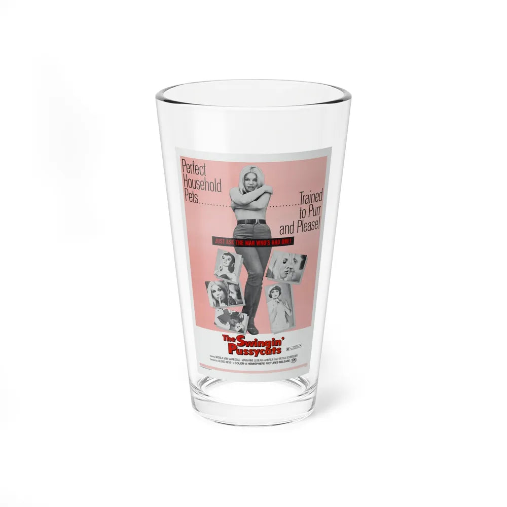 THE SWINGIN' PUSSYCATS 1969 Movie Poster - Pint Glass 16oz-16oz-Go Mug Yourself