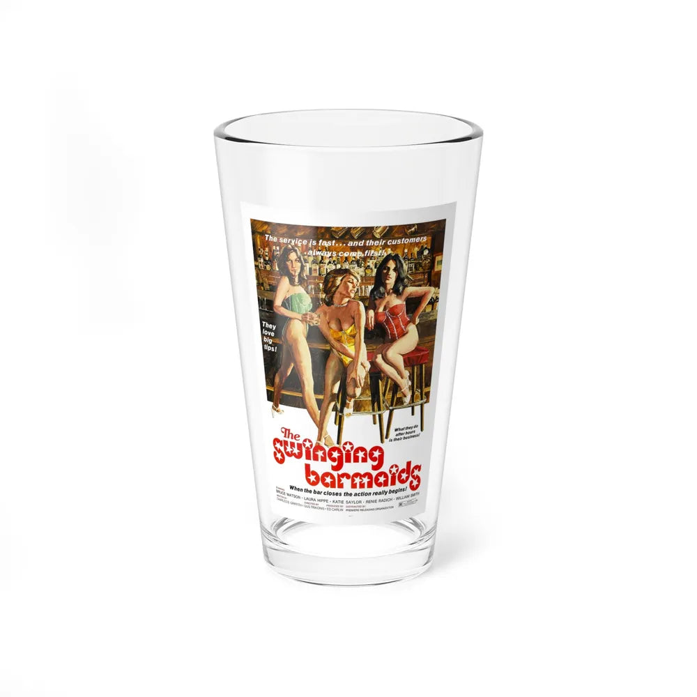 THE SWINGING BARMAIDS 1975 Movie Poster - Pint Glass 16oz-16oz-Go Mug Yourself