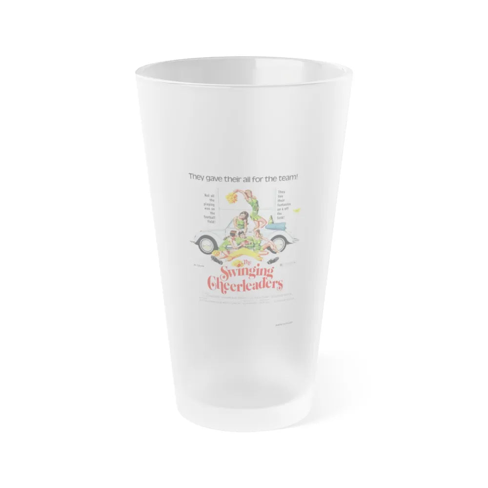 THE SWINGING CHEERLEADERS 1974 Movie Poster - Frosted Pint Glass 16oz-16oz-Frosted-Go Mug Yourself