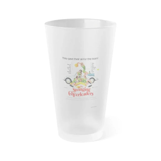 THE SWINGING CHEERLEADERS 1974 Movie Poster - Frosted Pint Glass 16oz 16oz Frosted - Go Mug Yourself