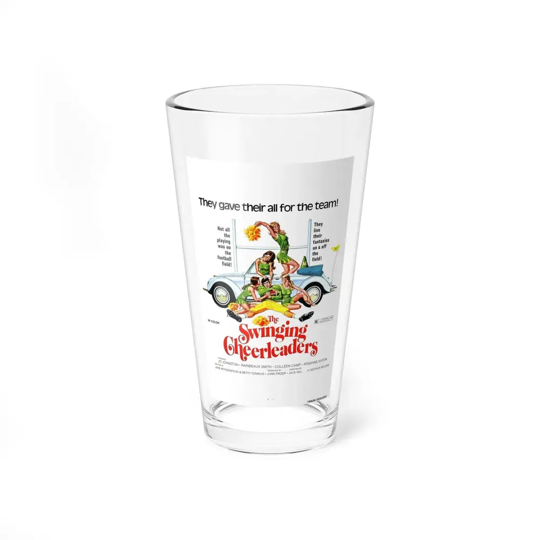 THE SWINGING CHEERLEADERS 1974 Movie Poster - Pint Glass 16oz 16oz - Go Mug Yourself