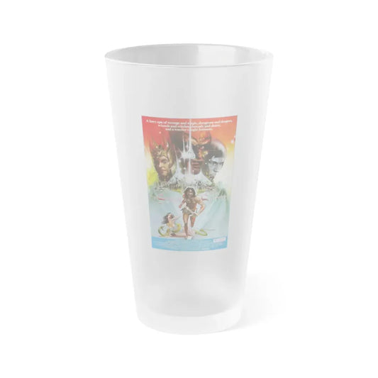 THE SWORD AND THE SORCERER (2) 1982 Movie Poster - Frosted Pint Glass 16oz 16oz Frosted - Go Mug Yourself