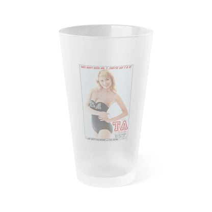 THE T&A TEAM 1984 Movie Poster - Frosted Pint Glass 16oz-16oz-Frosted-Go Mug Yourself