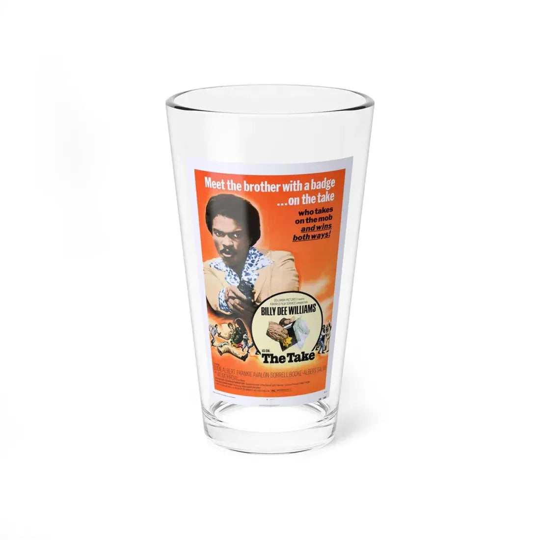 THE TAKE 1974 Movie Poster - Pint Glass 16oz 16oz - Go Mug Yourself
