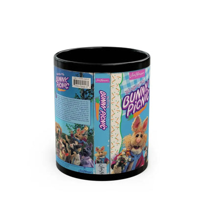 THE TALE OF THE BUNNY PICNIC (VHS COVER) - Black Coffee Mug 11oz - Go Mug Yourself