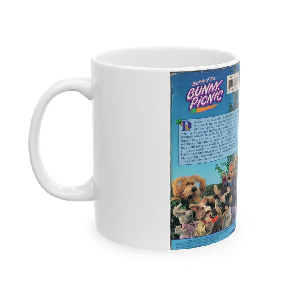 THE TALE OF THE BUNNY PICNIC (VHS COVER) - White Coffee Mug-Go Mug Yourself