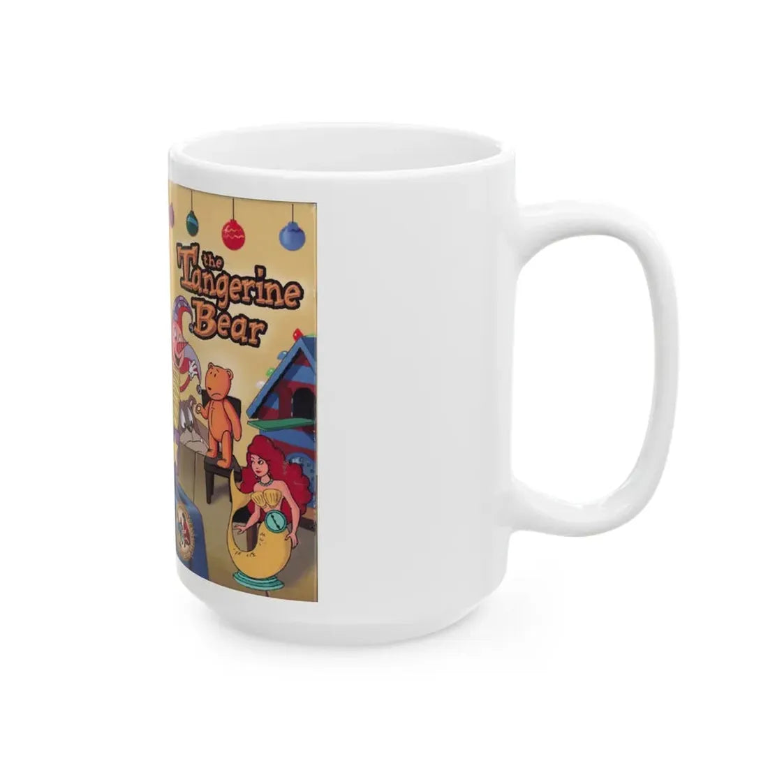THE TANGERINE BEAR (VHS COVER) - White Coffee Mug - Go Mug Yourself