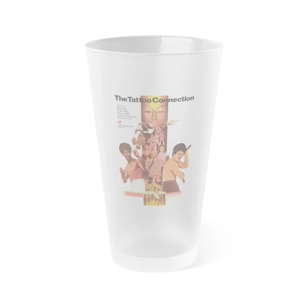 THE TATTOO CONNECTION 1978 Movie Poster - Frosted Pint Glass 16oz-16oz-Frosted-Go Mug Yourself