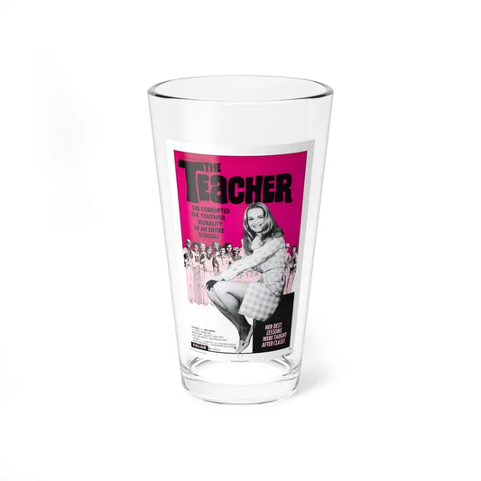 THE TEACHER 1974 Movie Poster - Pint Glass 16oz 16oz - Go Mug Yourself