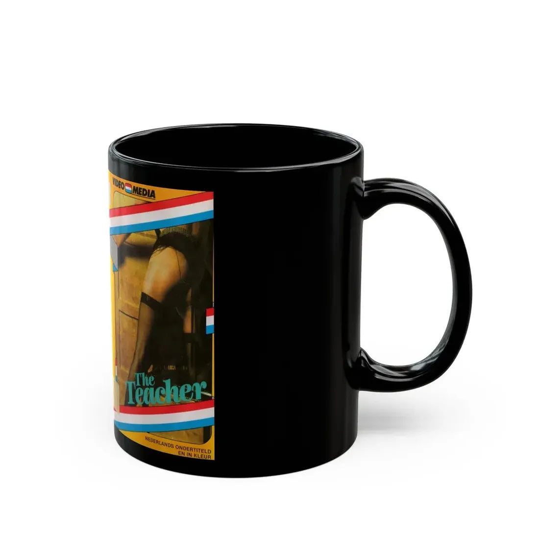 THE TEACHER (VHS COVER) - Black Coffee Mug - Go Mug Yourself