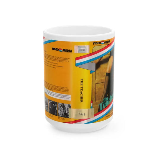 THE TEACHER (VHS COVER) - White Coffee Mug 15oz - Go Mug Yourself