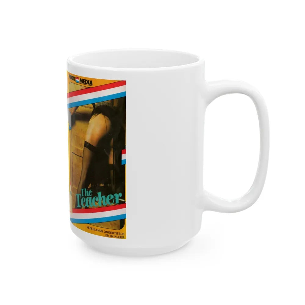 THE TEACHER (VHS COVER) - White Coffee Mug-Go Mug Yourself